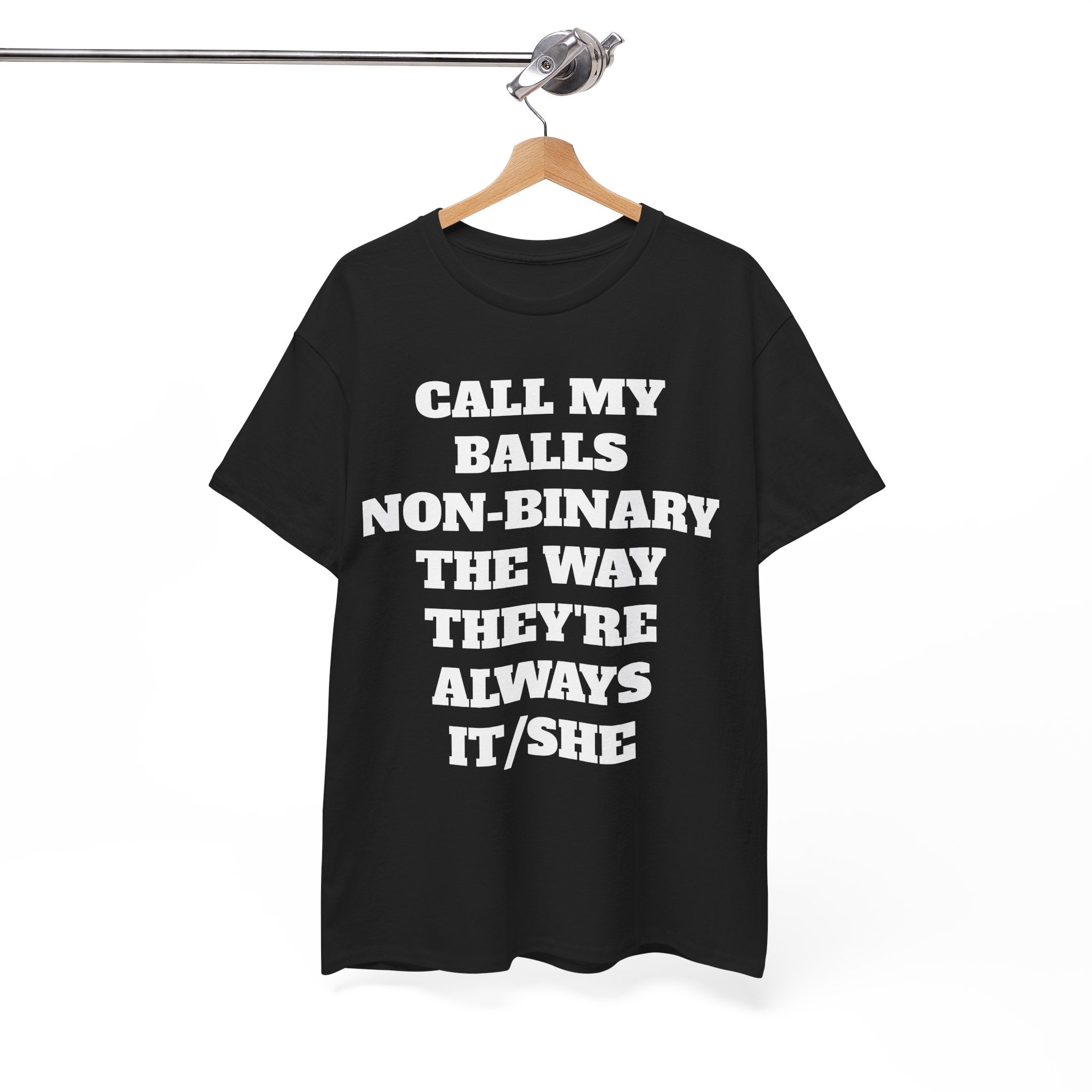 "Call My Balls Non-Binary" Graphic Tee