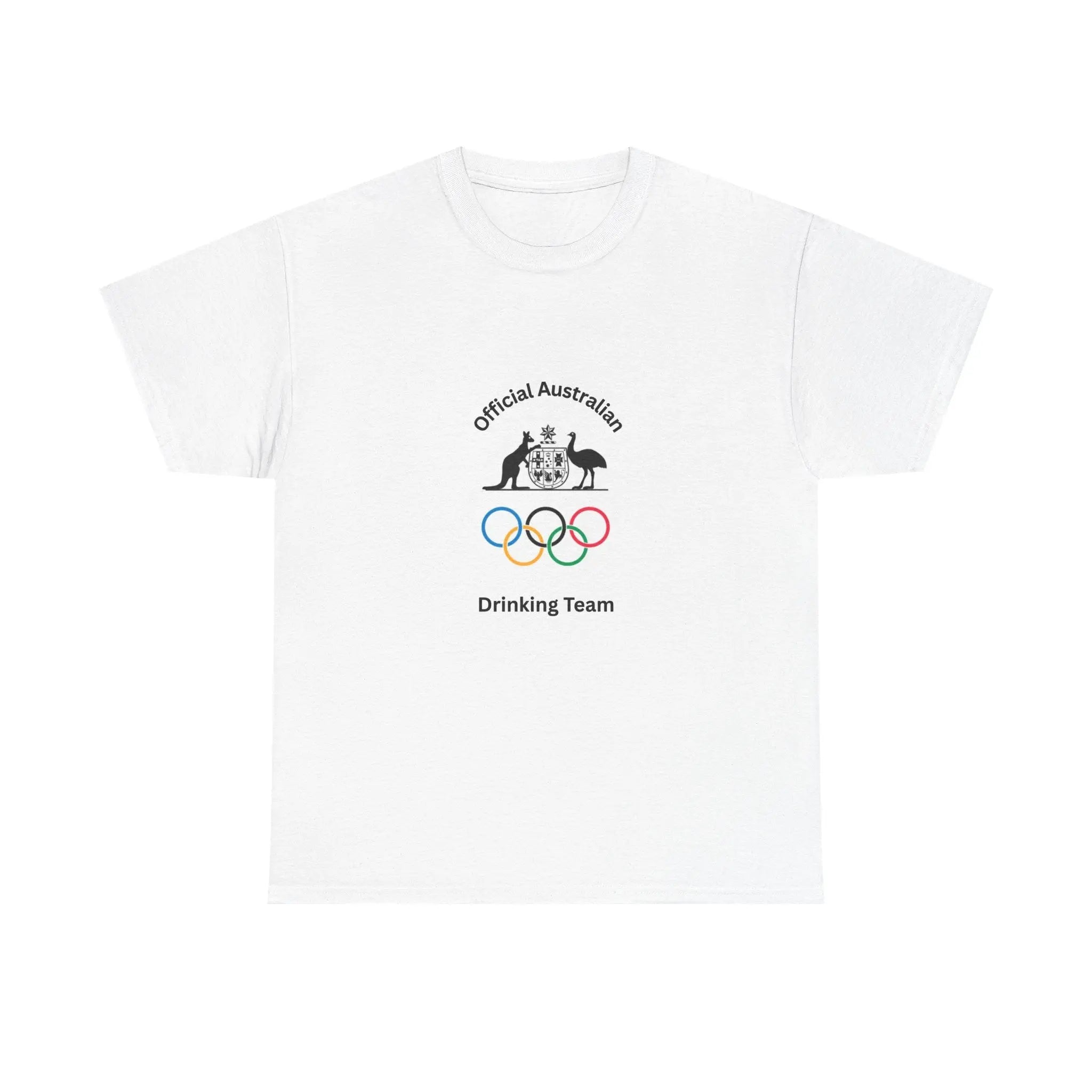 T-Shirt — "Official Australian Drinking Team" Funny Olympics Tee Printify